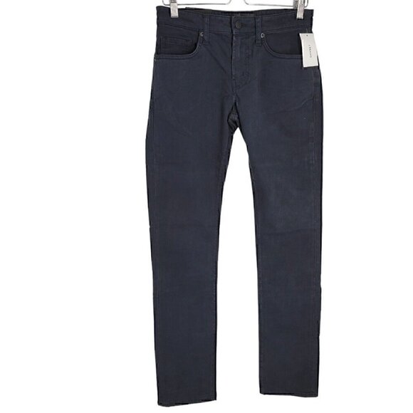J Brand 29x33 Kane Straight Fit Double Weave Twill Black Pants Depth - Picture 1 of 8